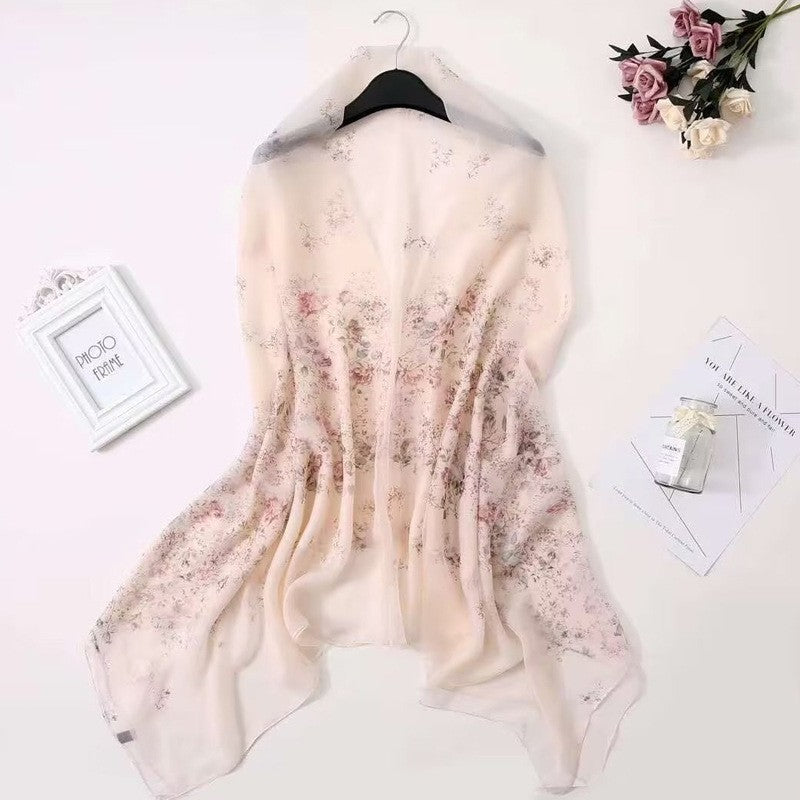 RoseMist Printed Scarf