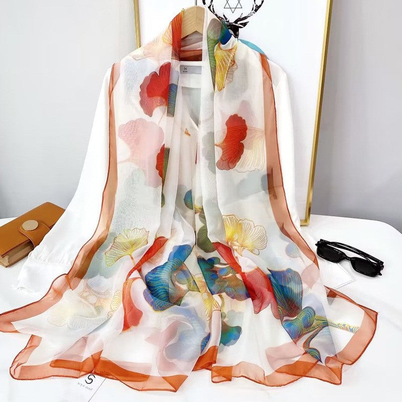 RoseMist Printed Scarf