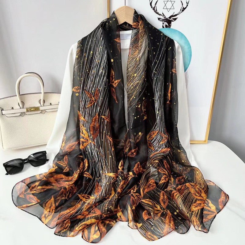 RoseMist Printed Scarf