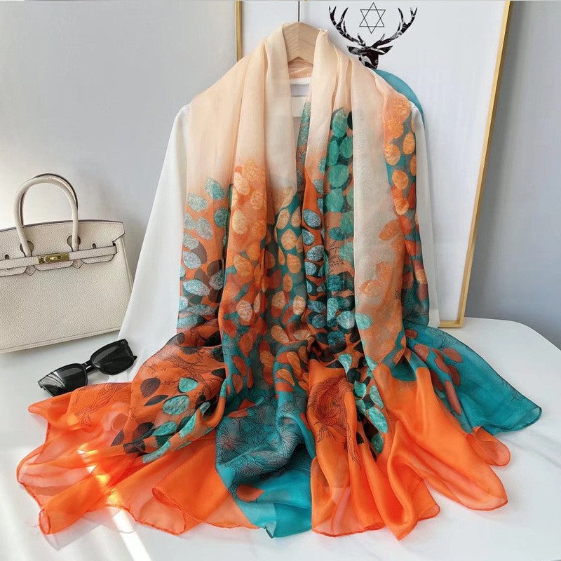 RoseMist Printed Scarf
