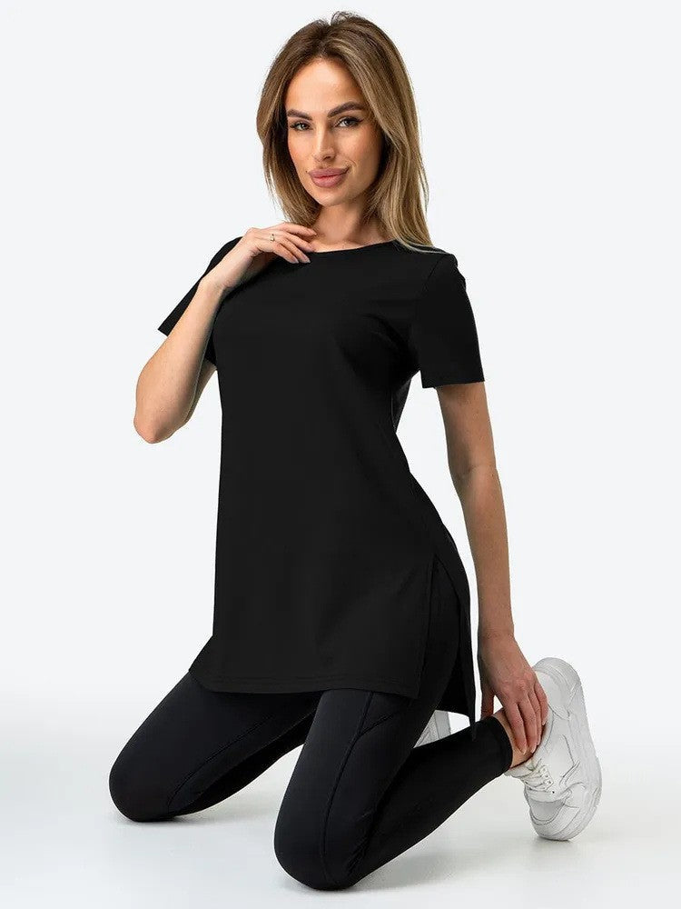 UrbanEase Slit Knit Tee