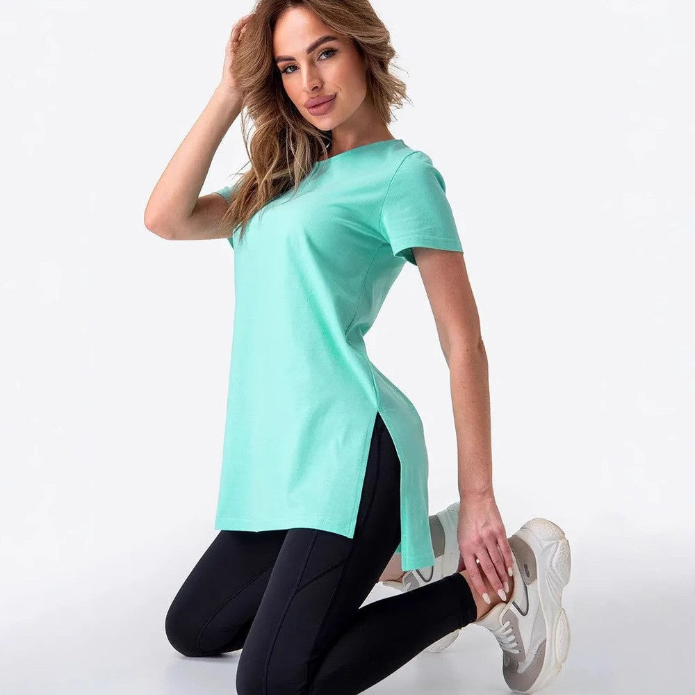 UrbanEase Slit Knit Tee